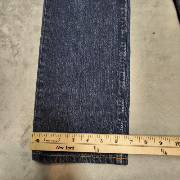 Old Navy Special Edition Jeans Womens 8 Blue Denim Straight Leg Stretch 5 Pocket - Picture 6 of 11
